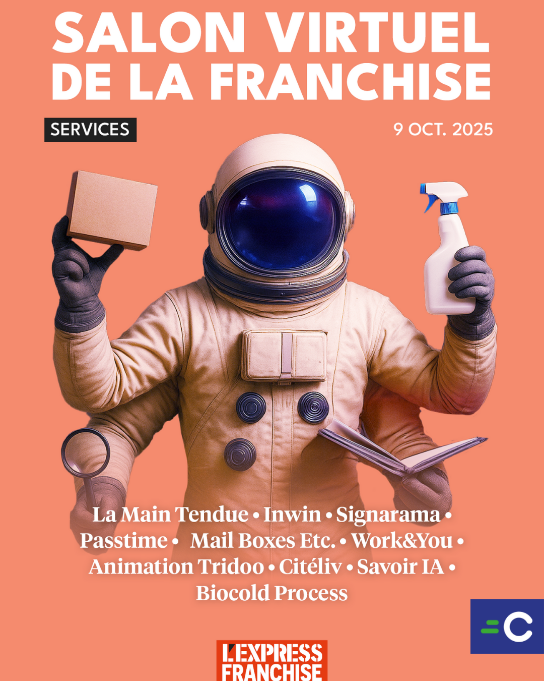 Présence de Citeliv au e-salon de l'express franchise du 9 octobre 2025